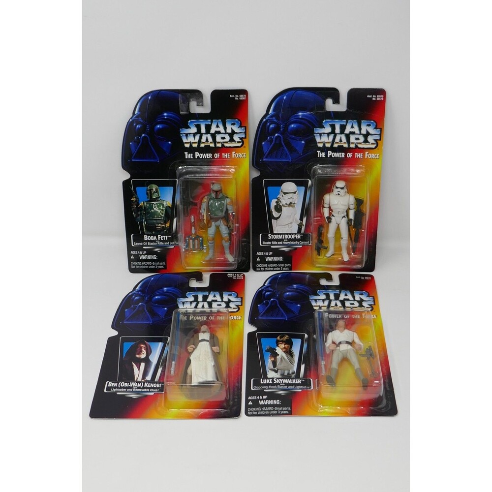 Kenner 1995 Star Wars Power of the Force Red Card Action Figure Boba Luke Kenobi